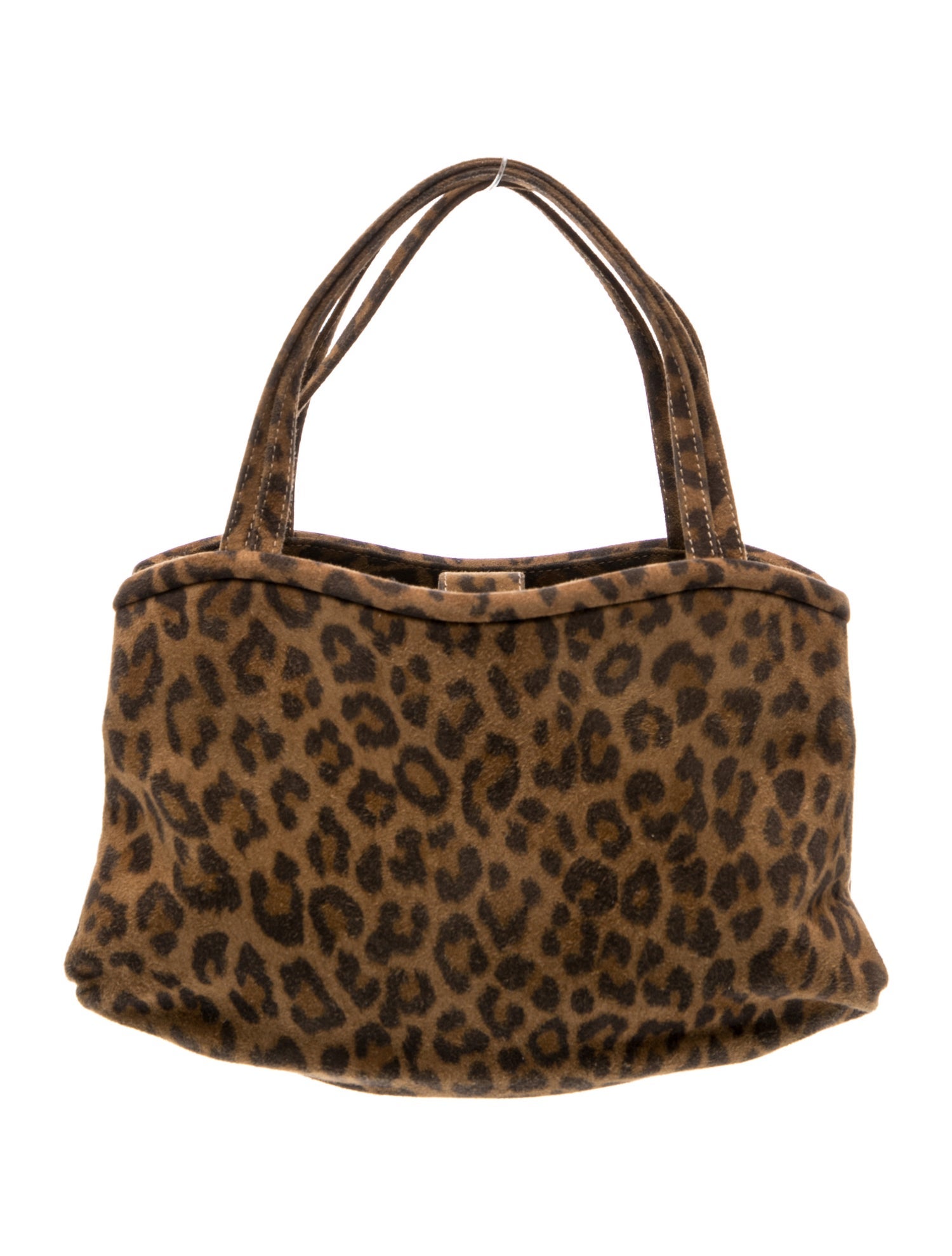 Manolo Blahnik Suede Top Handle Bag