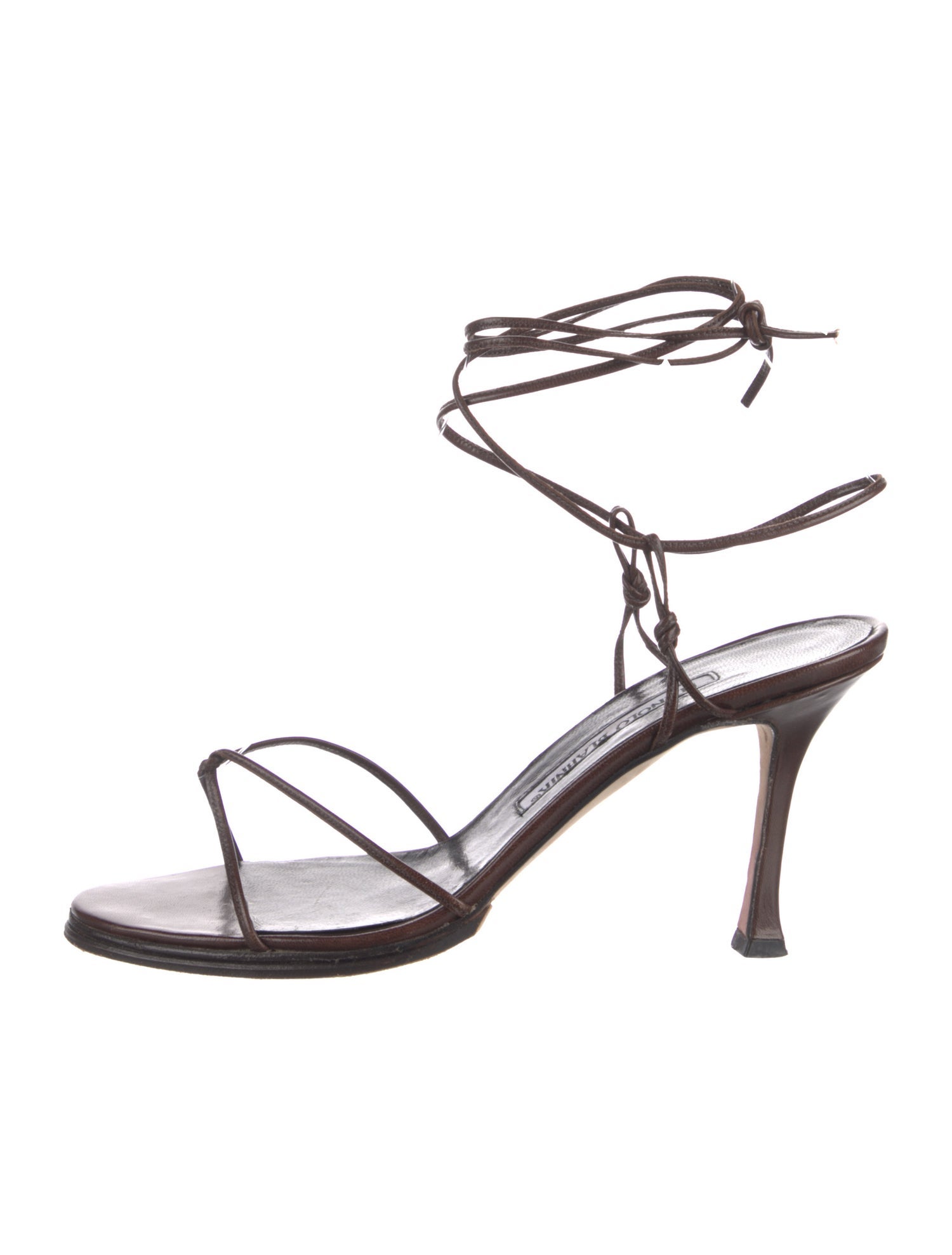 Manolo Blahnik Leather Sandals