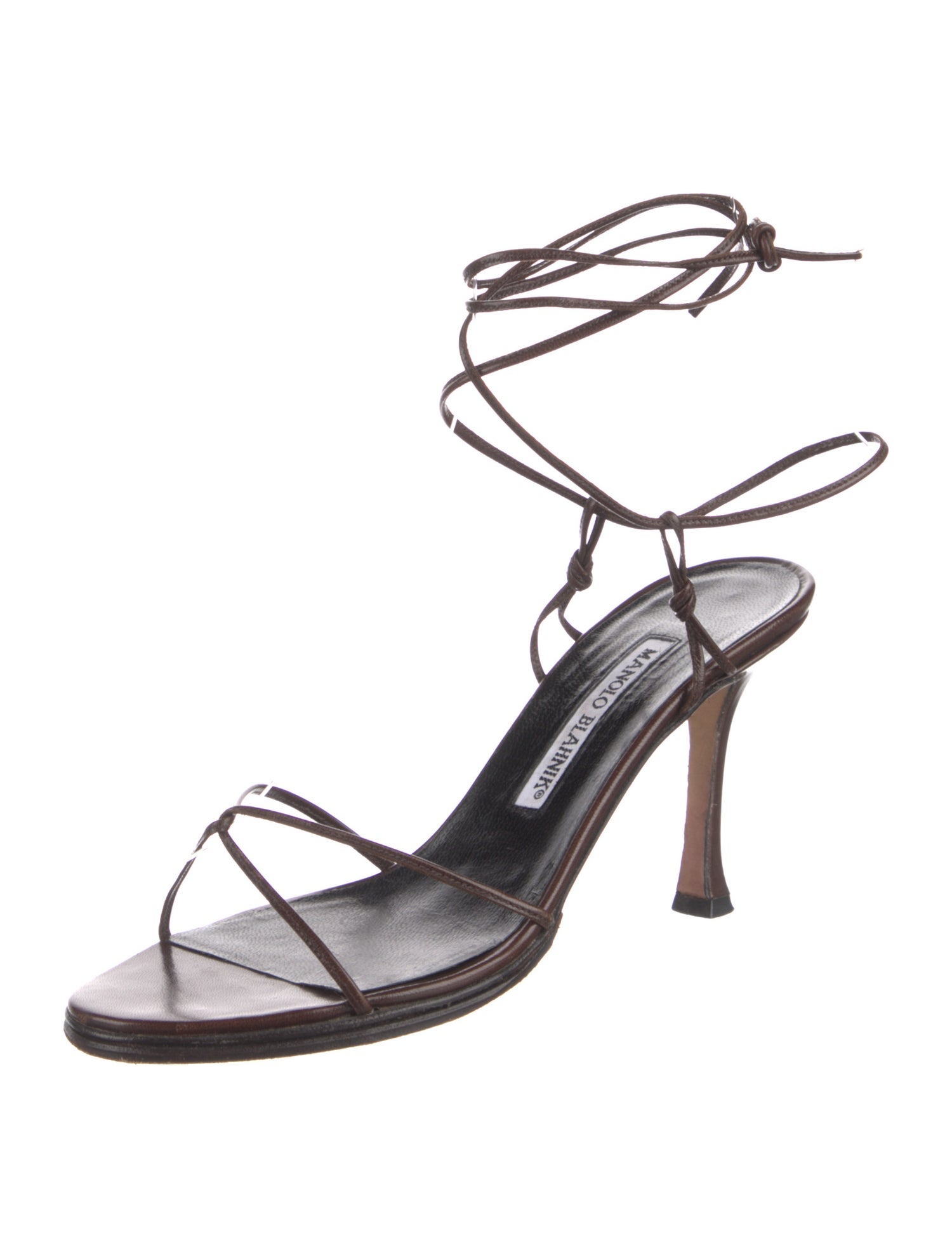 Manolo Blahnik Leather Sandals