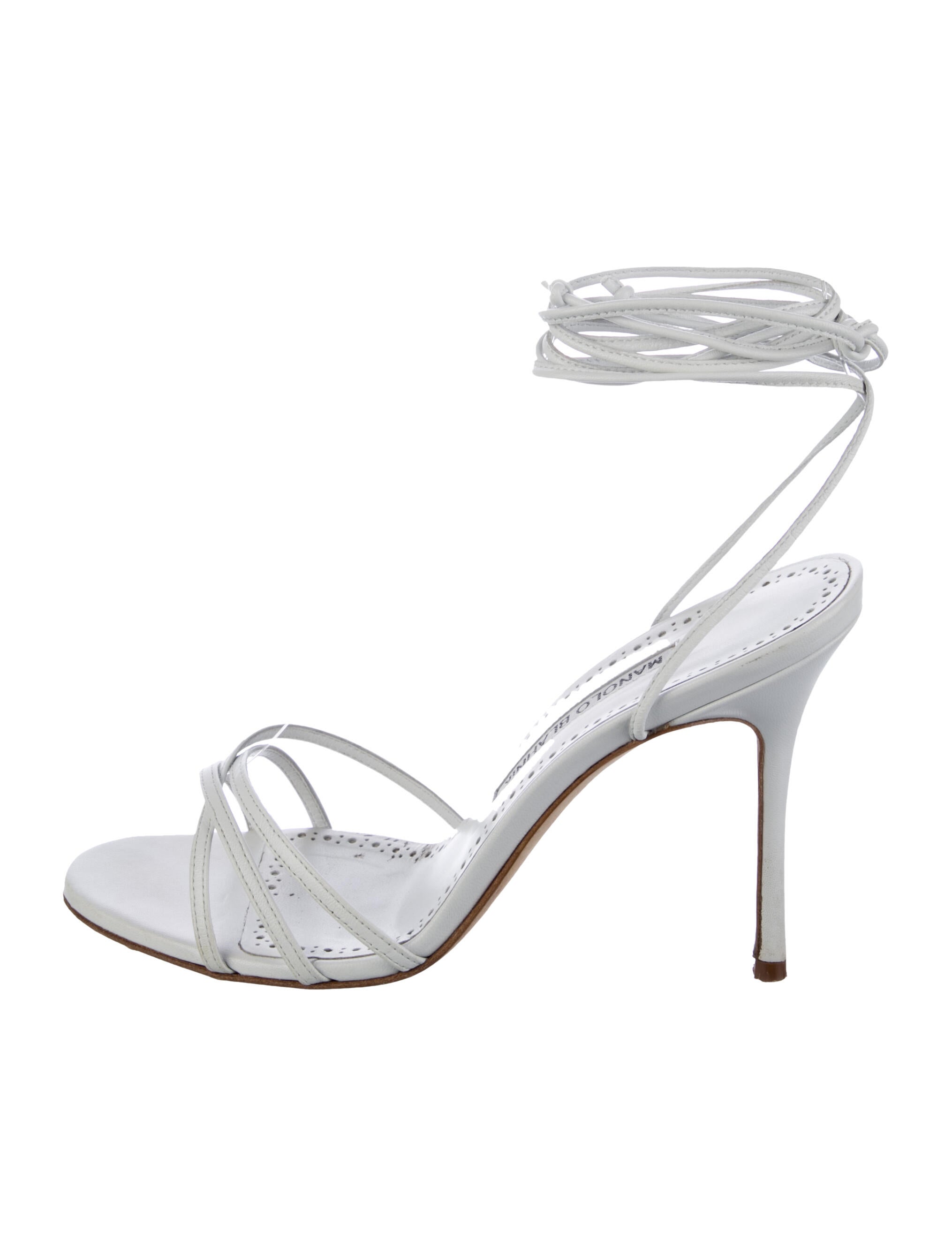 Manolo Blahnik Leather Sandals