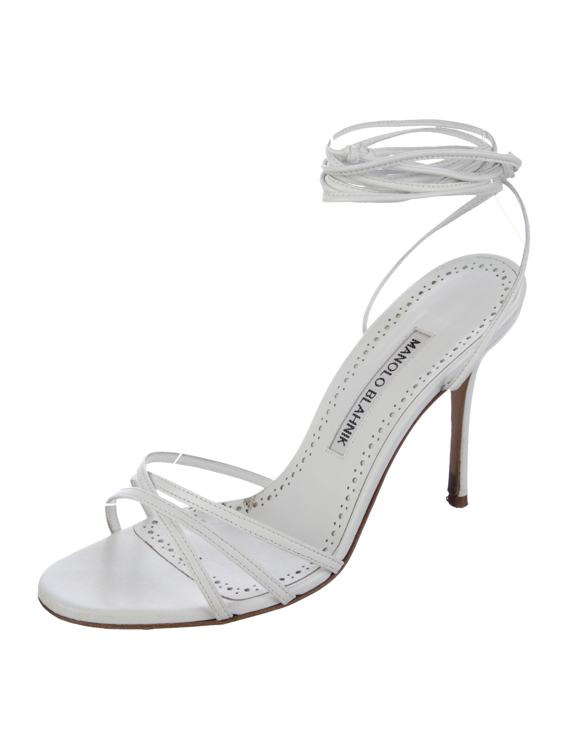 Manolo Blahnik Leather Sandals
