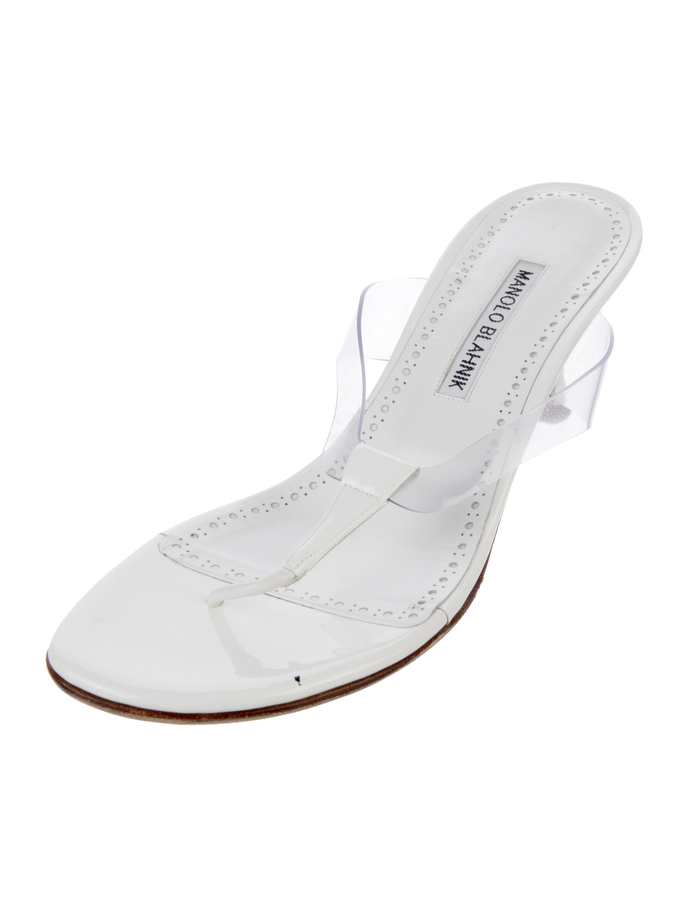 Manolo Blahnik Leather Sandals