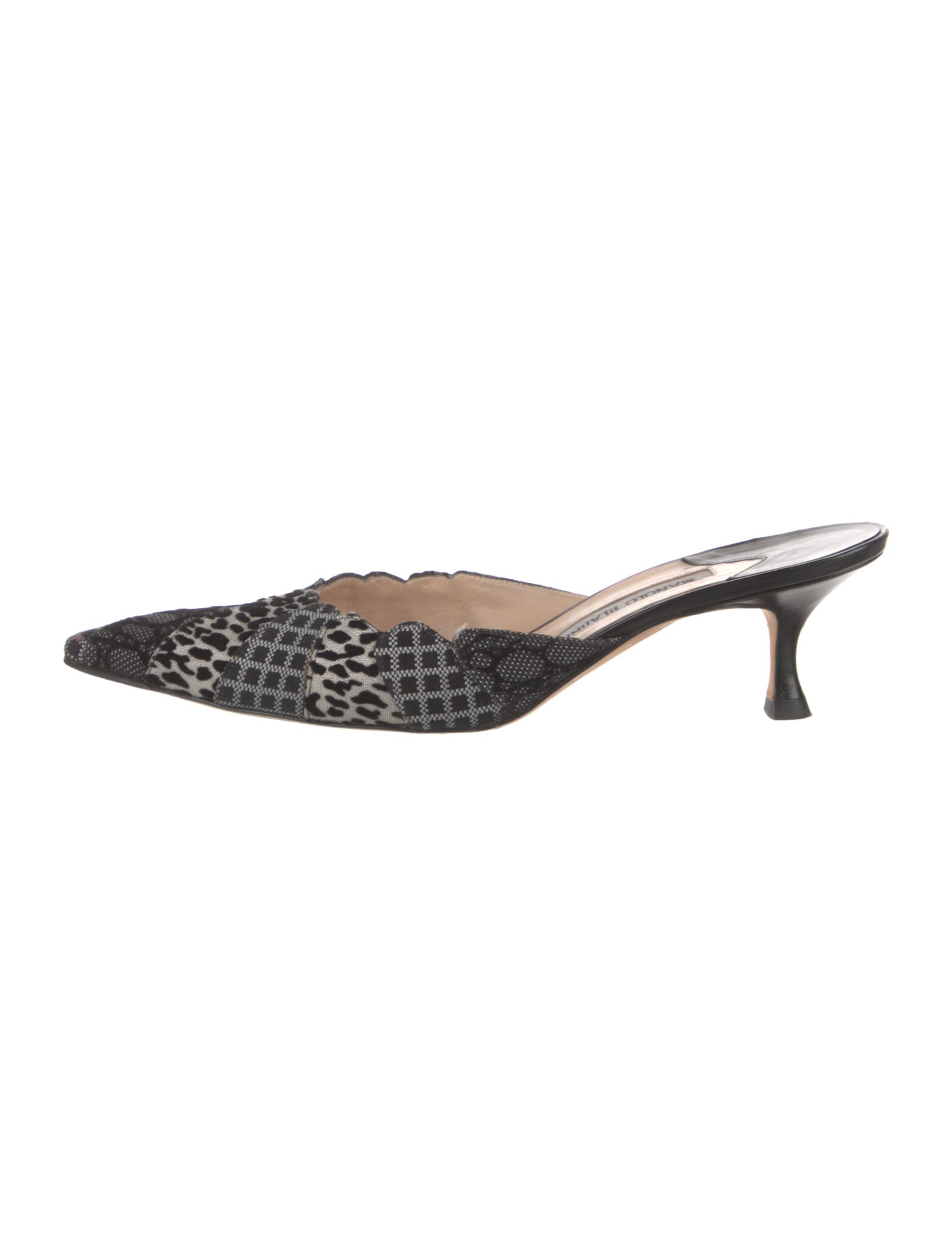 Animal Print Mules