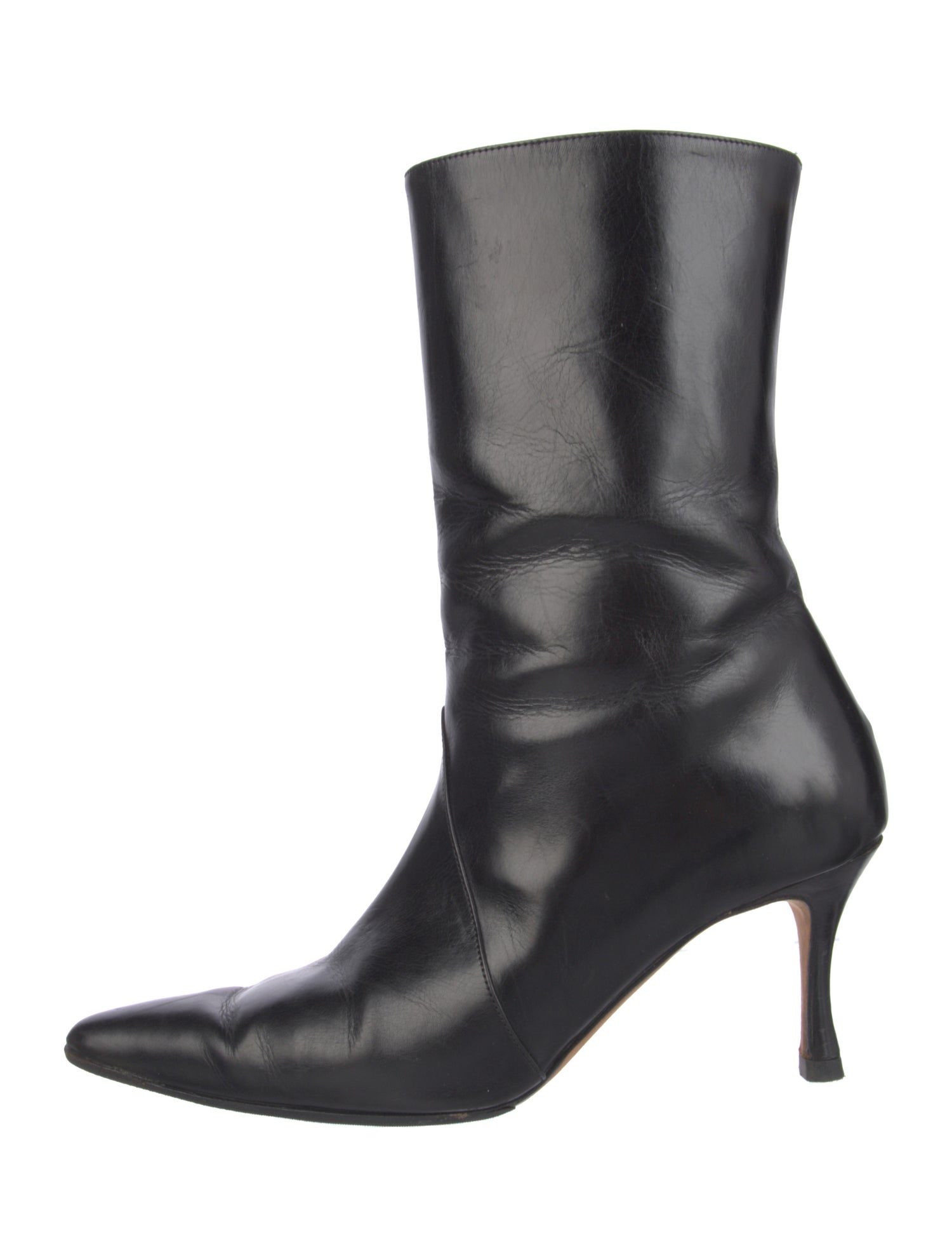 Manolo Blahnik Leather Boots