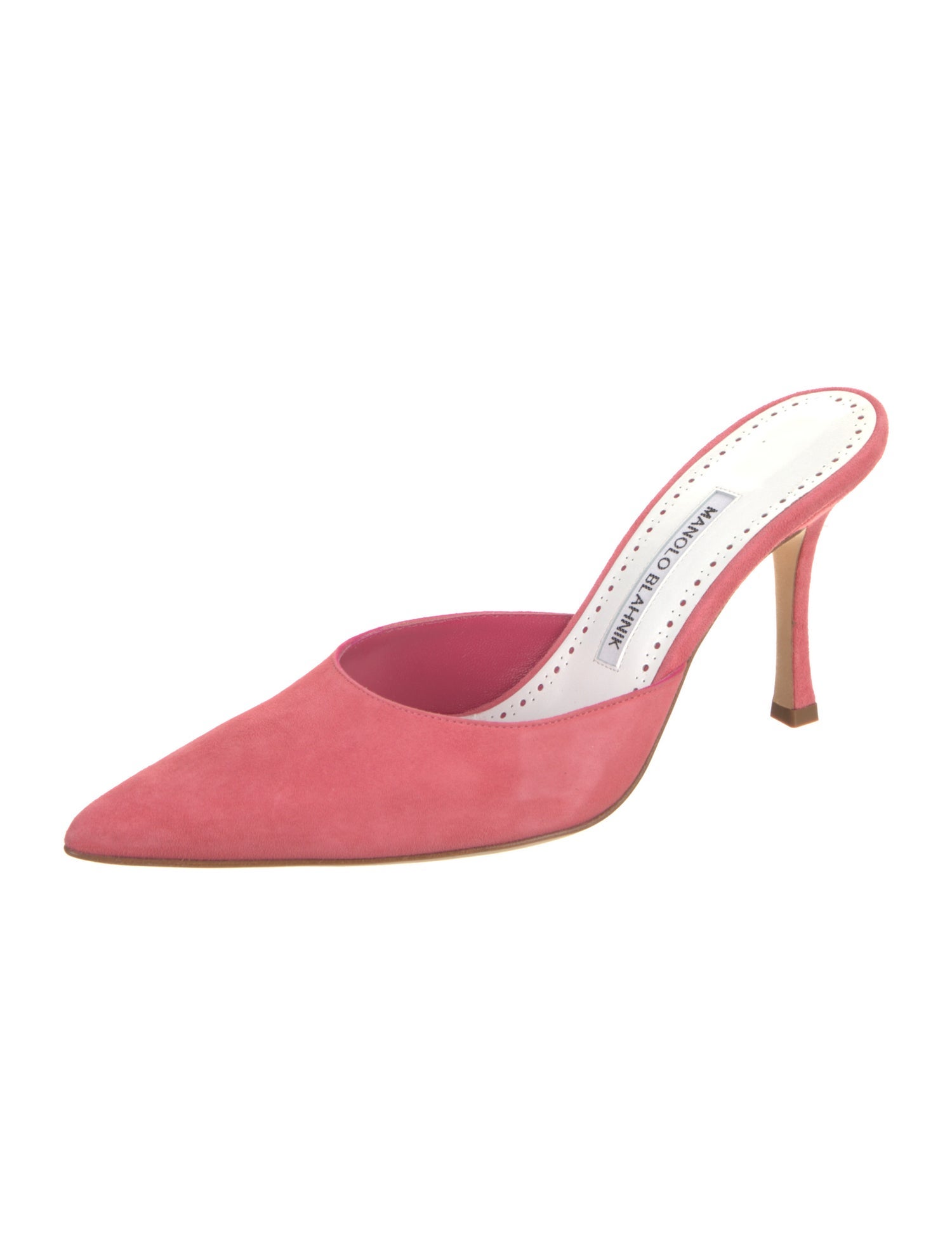 Manolo Blahnik Suede Mules