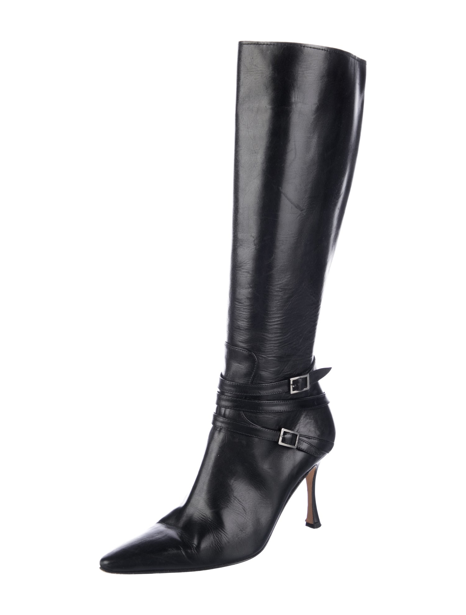 Manolo Blahnik Leather Boots