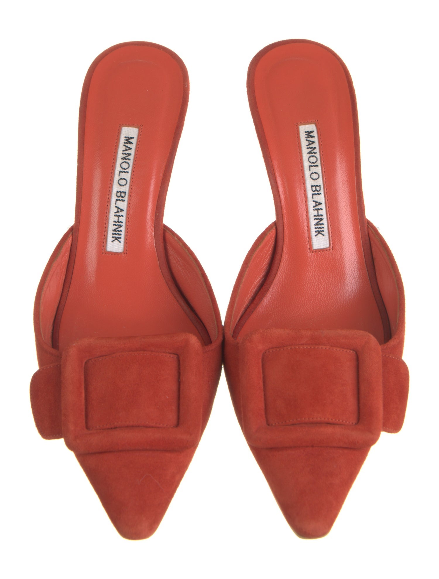 Manolo Blahnik Suede Mules