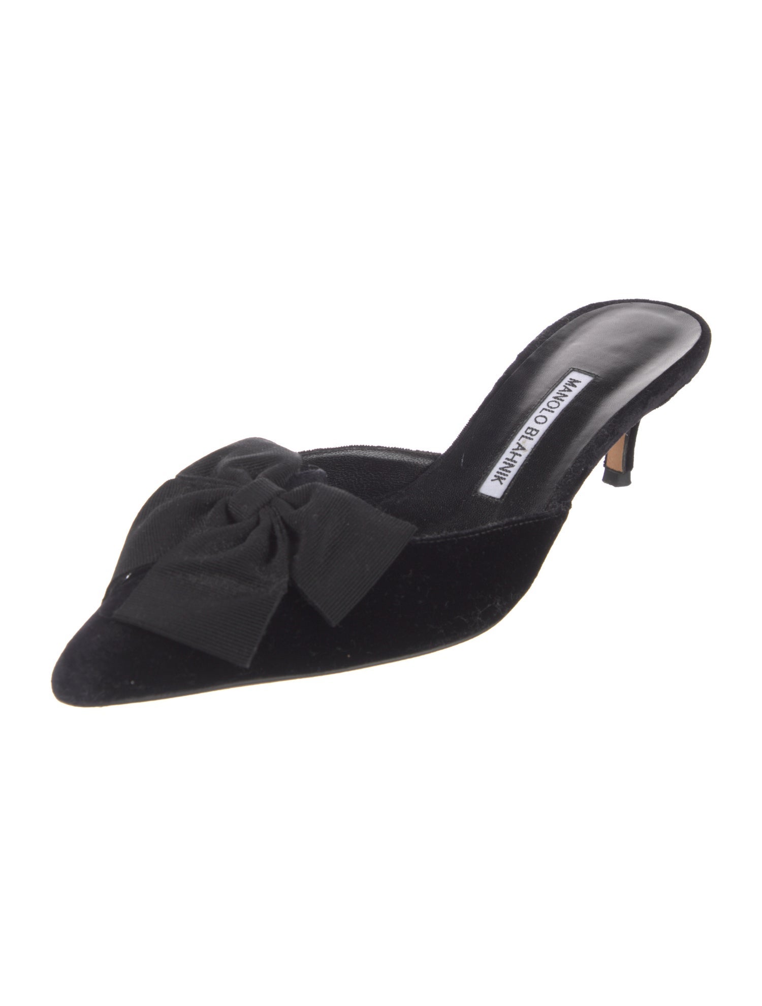Chanel Vintage Interlocking CC Logo Mules - Black Pumps, Shoes