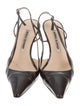 Manolo Blahnik Pointed-Toe Slingback Pumps