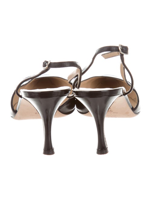 Manolo Blahnik Pointed-Toe Slingback Pumps