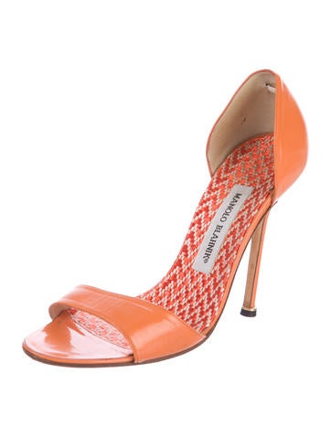 Escarpins Manolo Blahnik Jadifa - Taille 41, Mule Peep-toe à Talon Aiguille, Noir, Neuf Avec Boîte