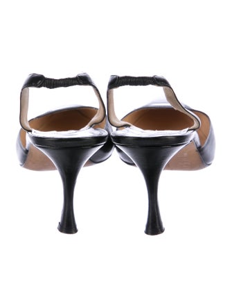 Manolo Blahnik Slingback Pointed-Toe Pumps