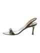 Manolo Blahnik Crocodile Slingback Sandals