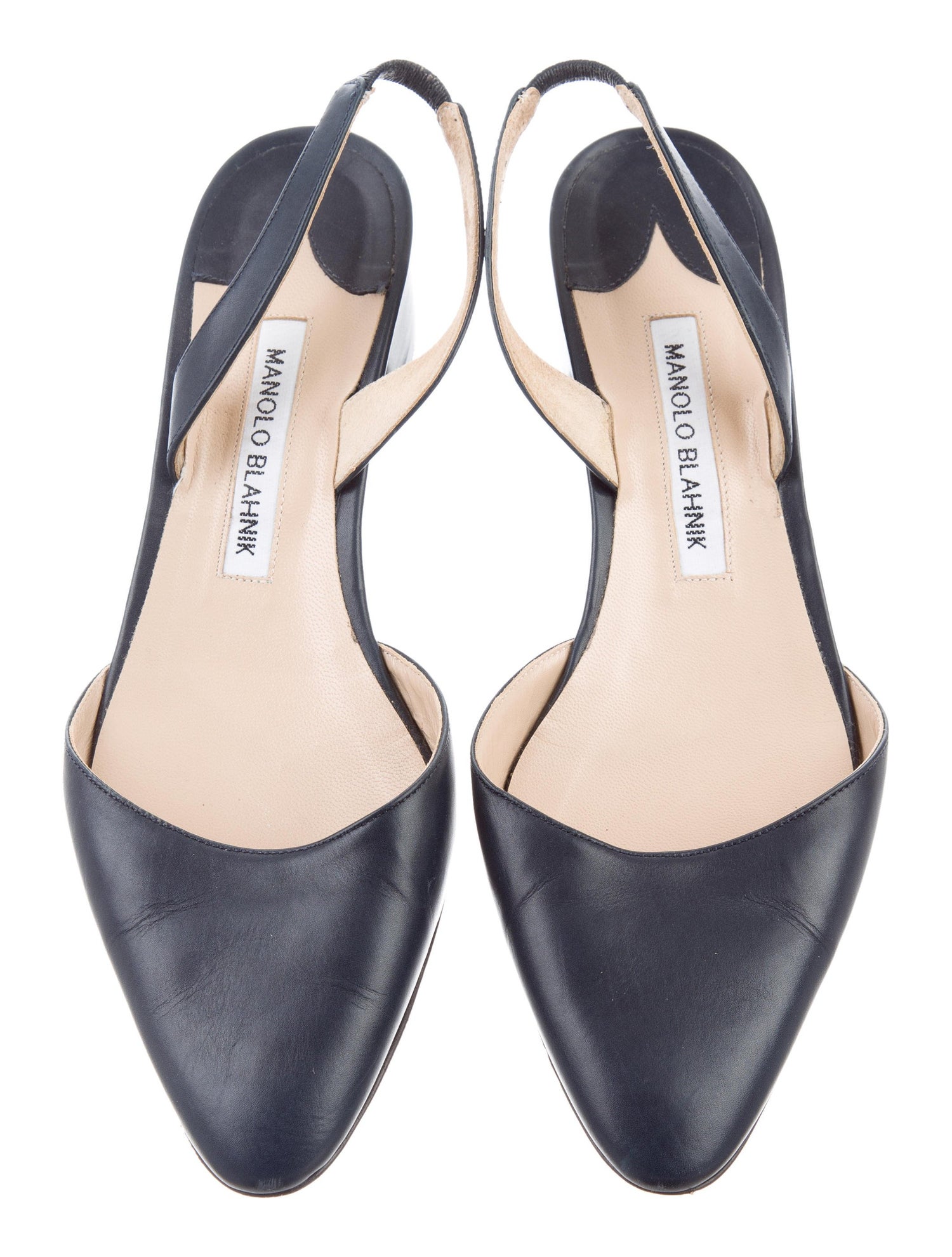 manolo blahnik slingback shoes