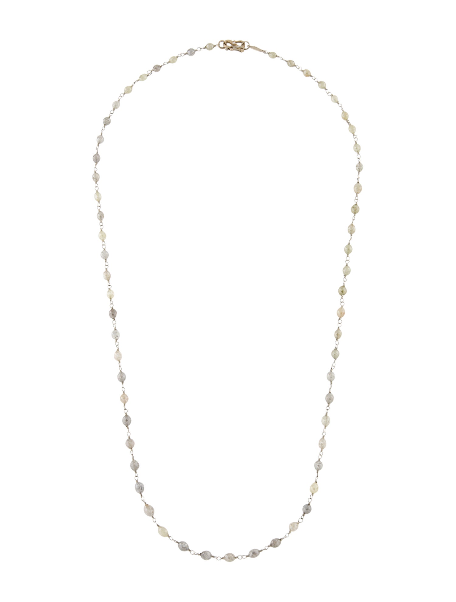 Monique Péan 18K Diamond Bead Necklace