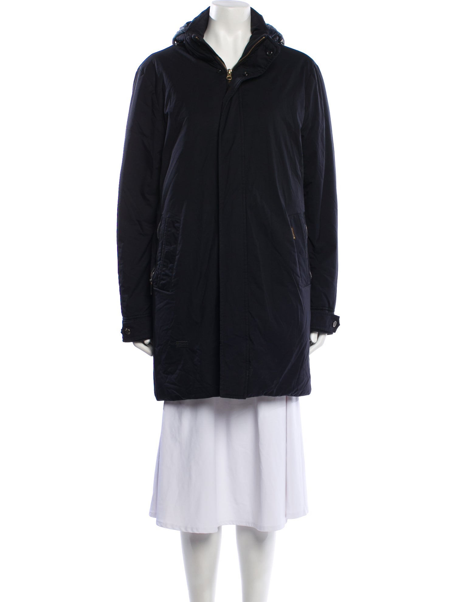 MooRER Nylon Faux Fur Coat