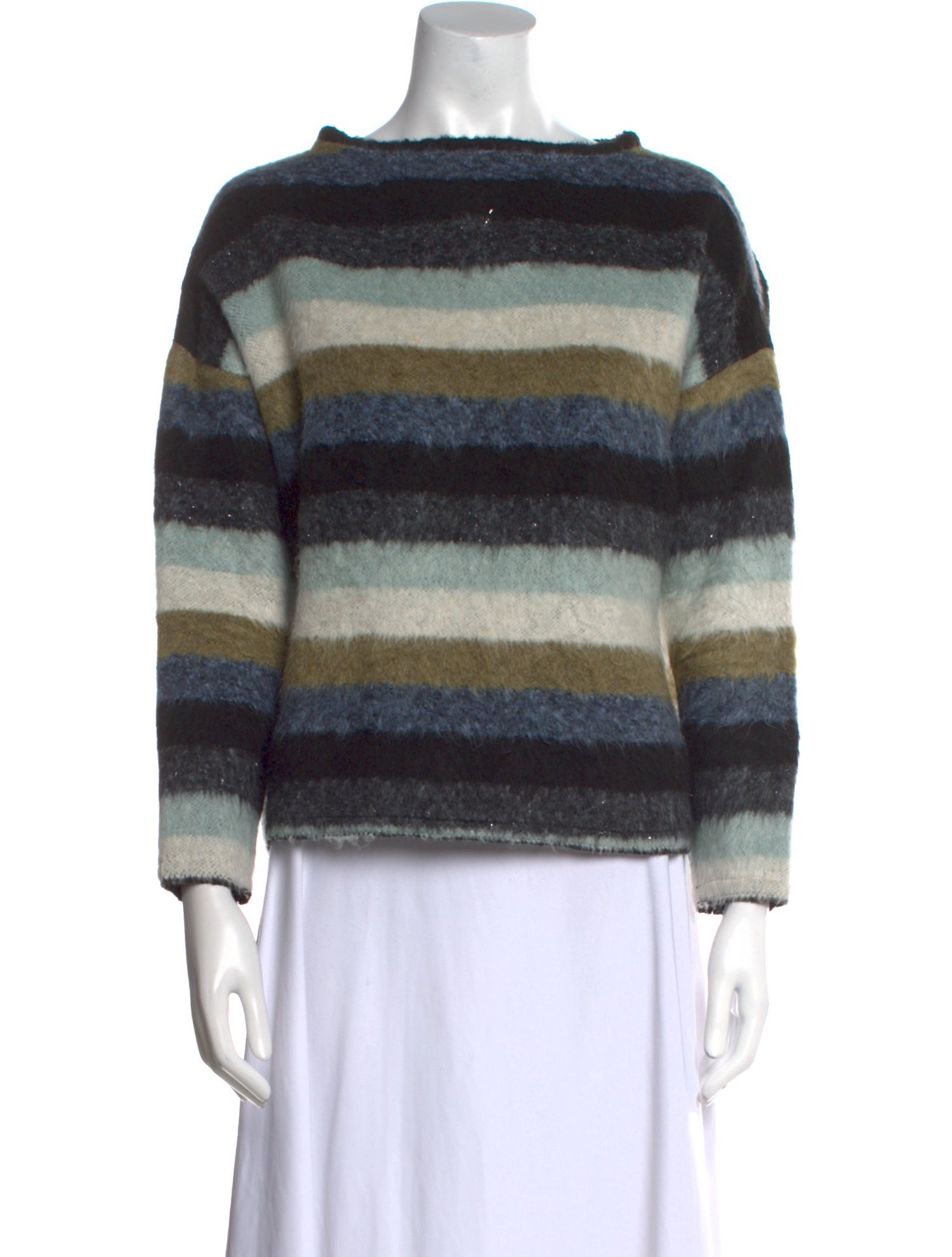 MooRER Virgin Wool Striped Sweater w/ Tags