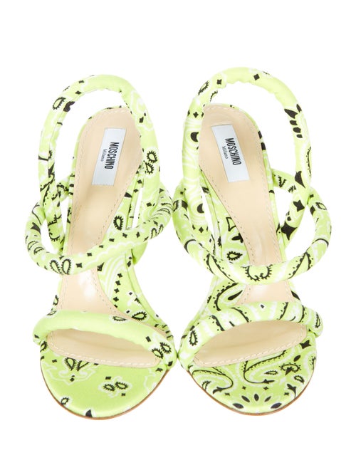 green bandana sandals