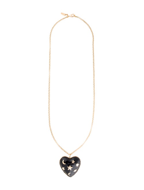 Moschino Moon and Stars Pendant Necklace