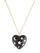 Moschino Moon and Stars Pendant Necklace