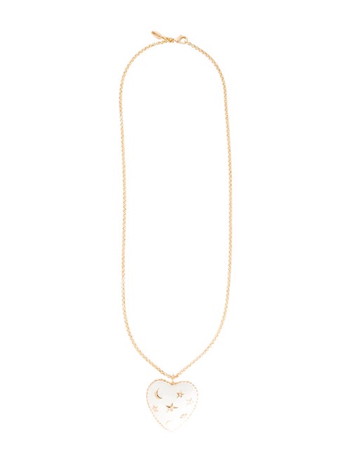 Moschino Moon and Stars Pendant Necklace