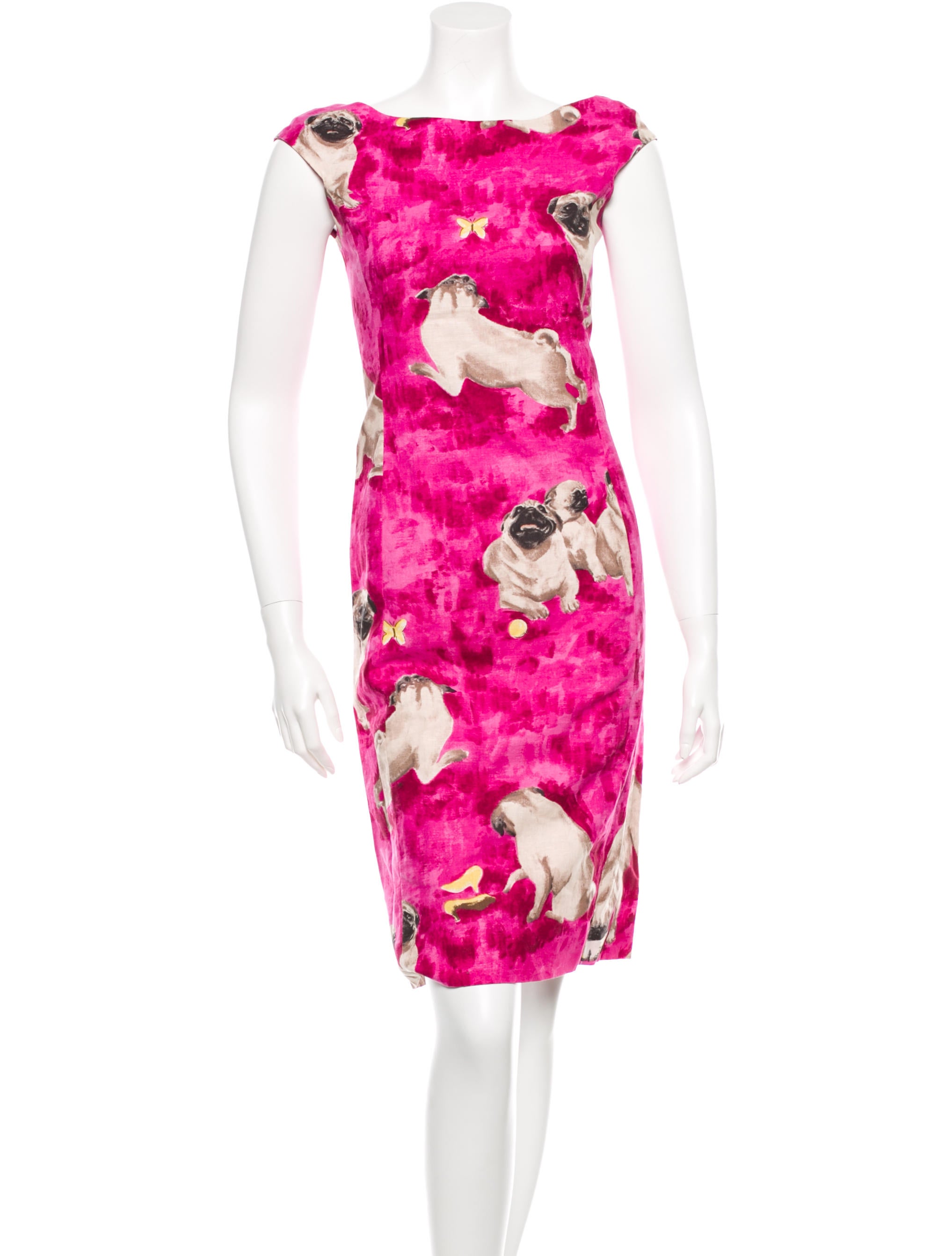 pug print moschino pug print linen dress clothing mos24098 the realreal pug print moschino pug print linen dress clothing mos24098 the realreal