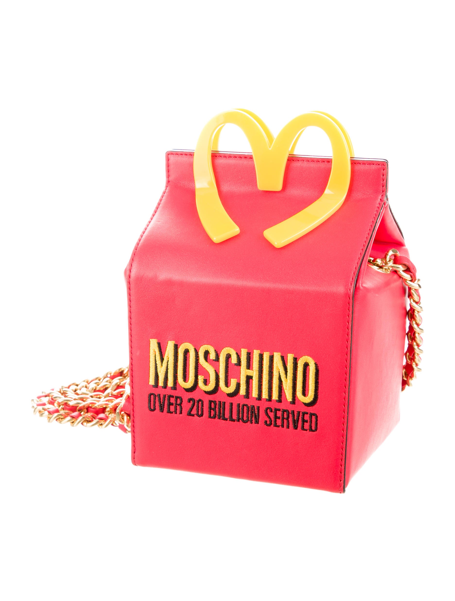 Moschino Happy Meal McDonald's Bag - Red Crossbody Bags, Handbags