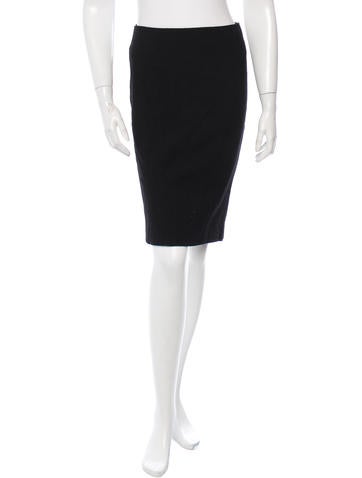 Moschino Wool Pencil Skirt