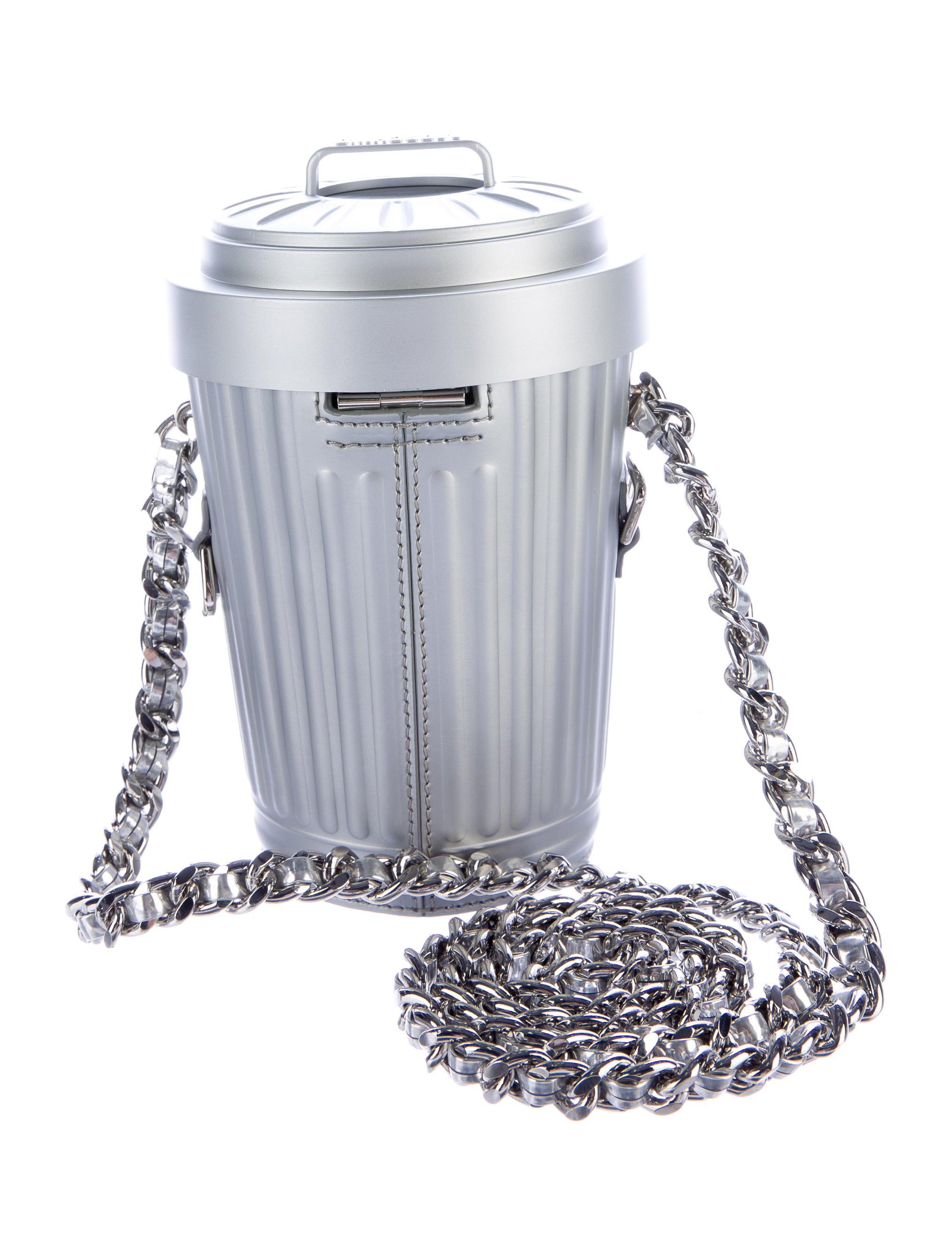 Moschino 2017 Trash Can Shoulder Bag w/ Tags Handbags MOS27381