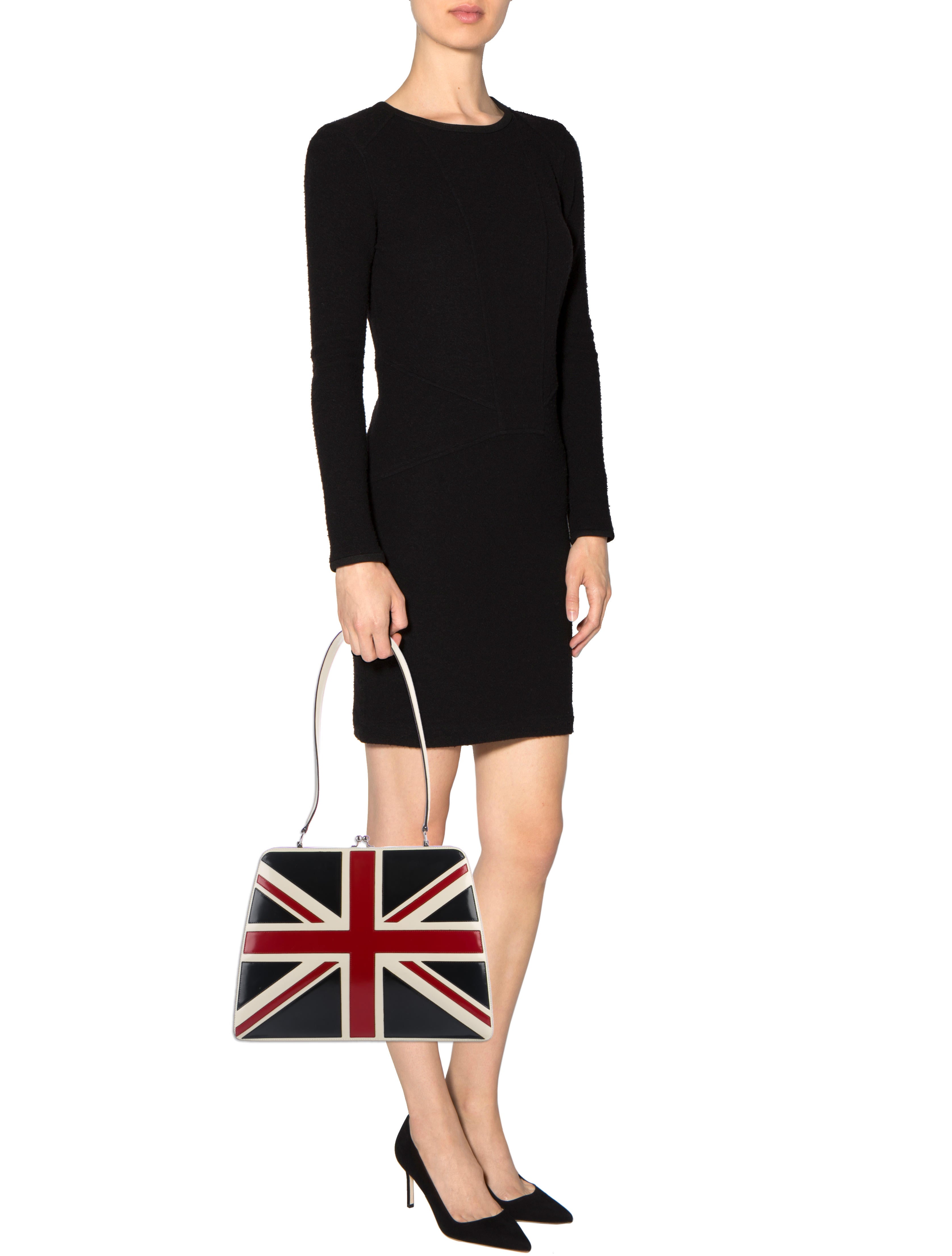 Moschino Vintage Union Jack Bag - Blue Shoulder Bags, Handbags