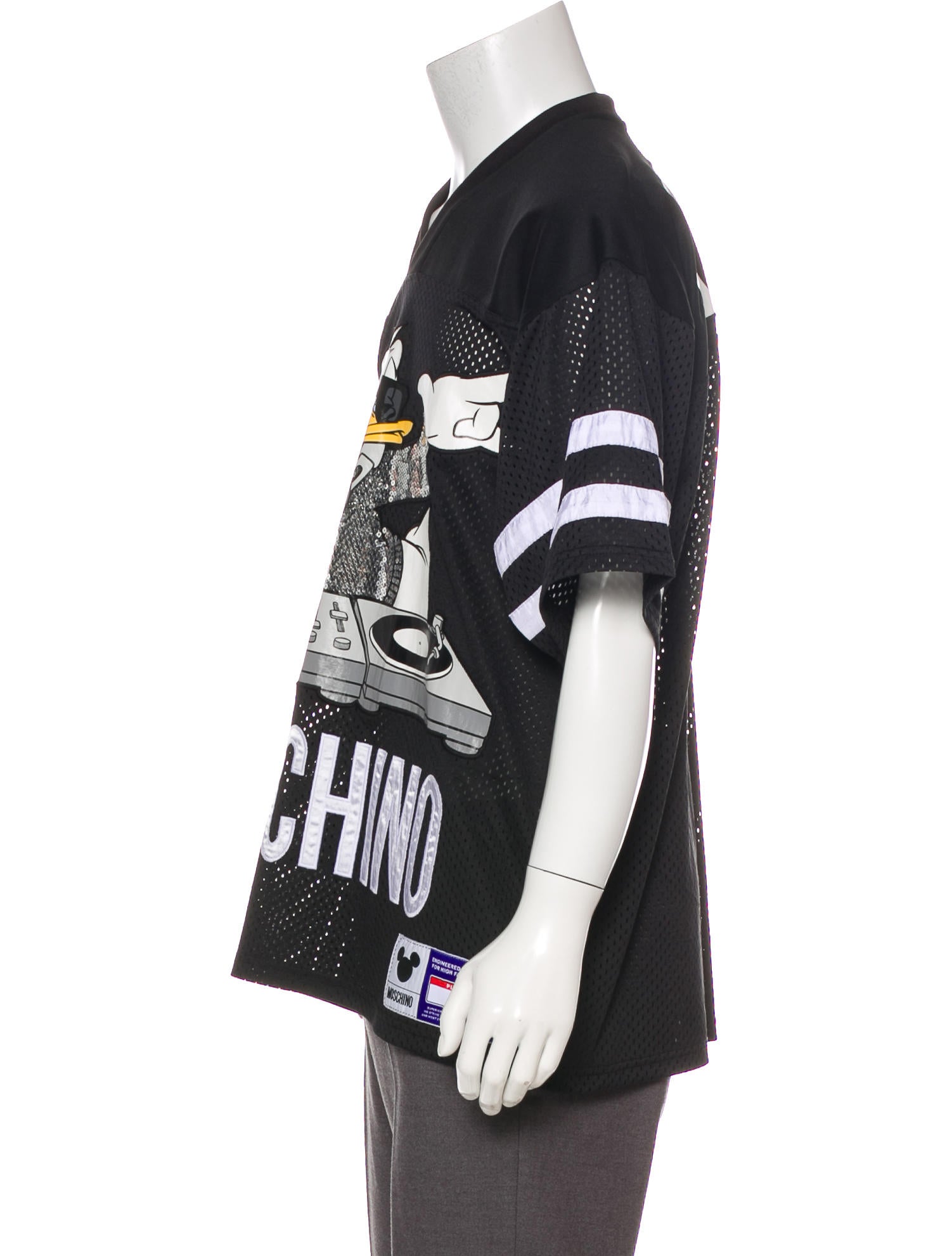 Moschino x Disney x H&M 2018 Donald Duck Logo Jersey w/ Tags
