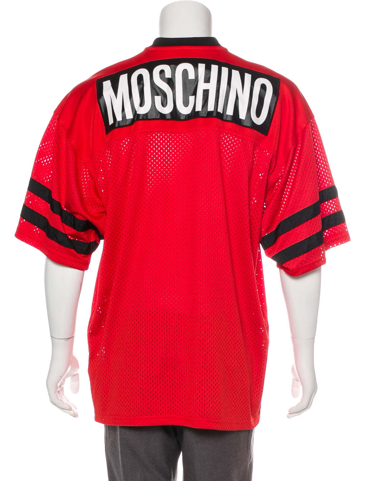 Moschino x Disney x H&M 2018 Donald Duck Logo Jersey - Red T