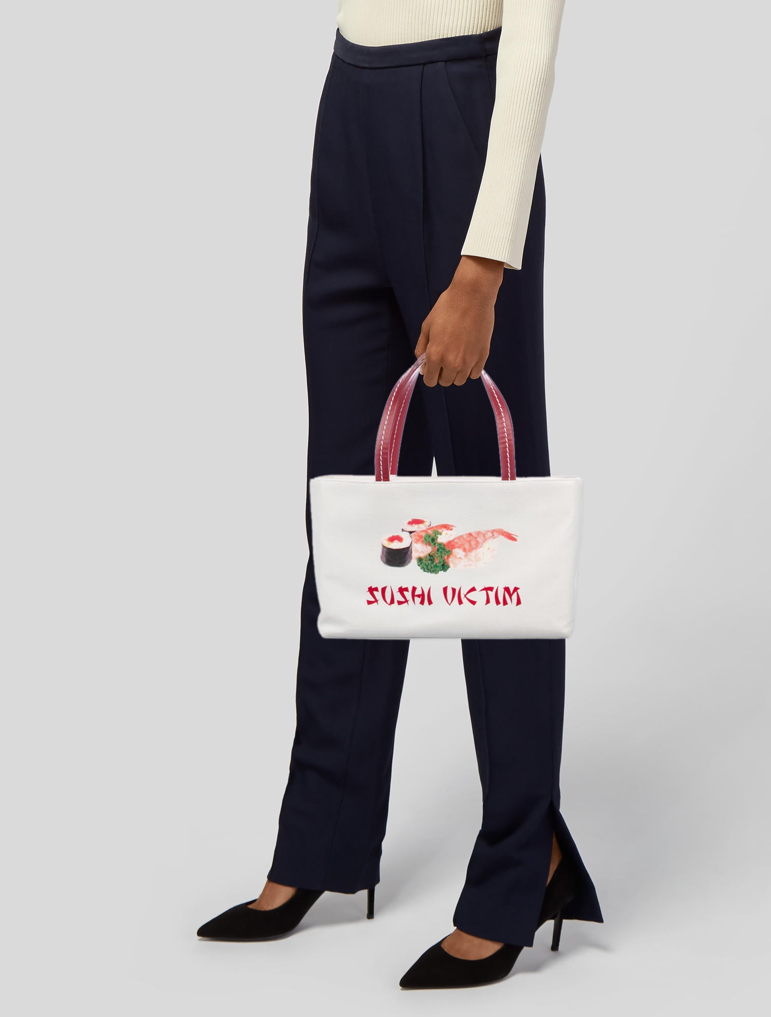 Moschino Sushi Victim Tote w/ Tags - Neutrals Totes, Handbags