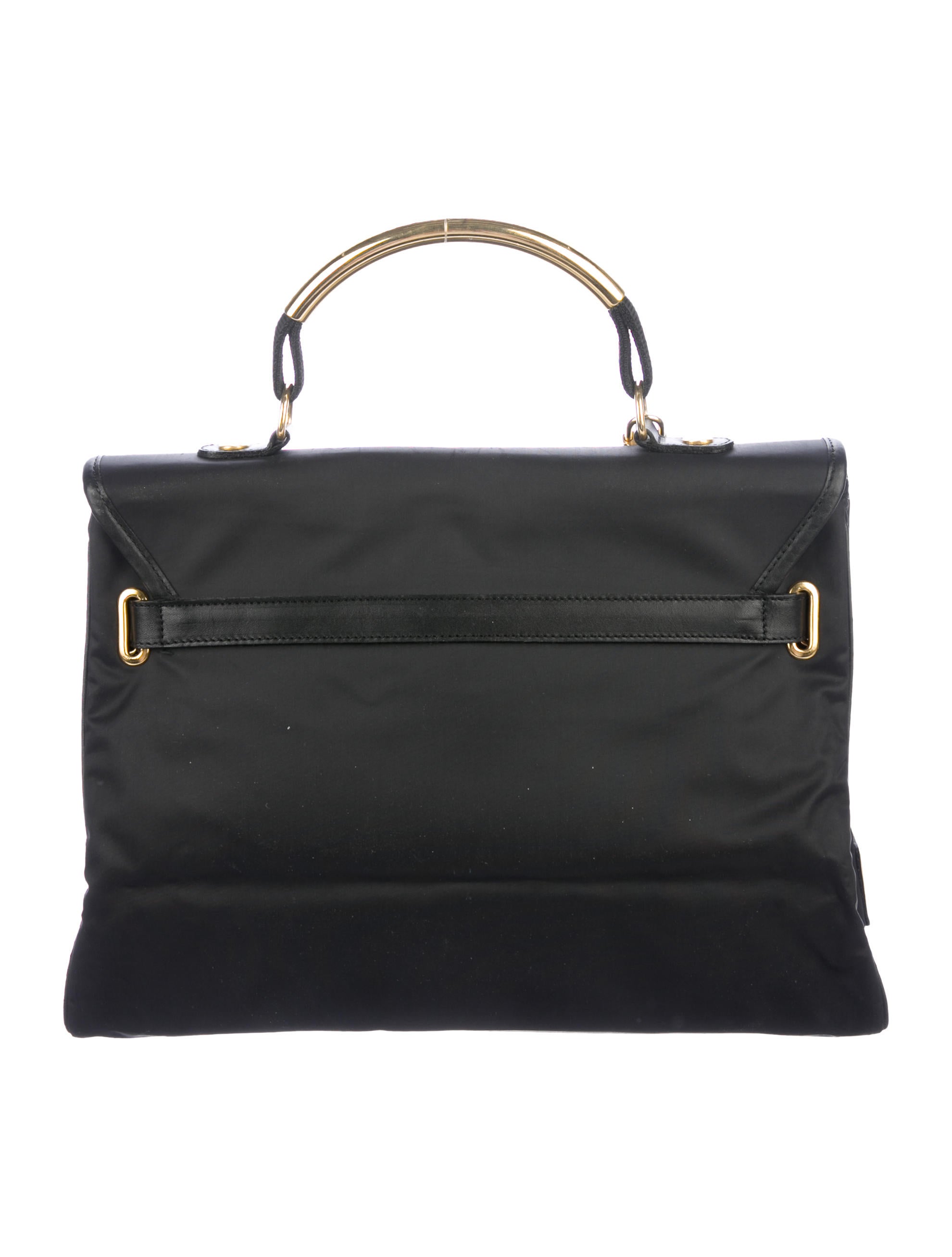 Moschino Kelly Redwall Nylon Bag - Black Satchels, Handbags