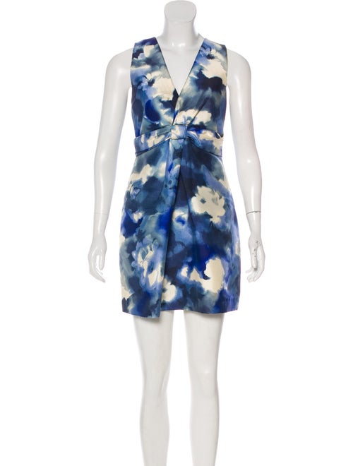 Moschino Tie-Dye Mini Dress Blue