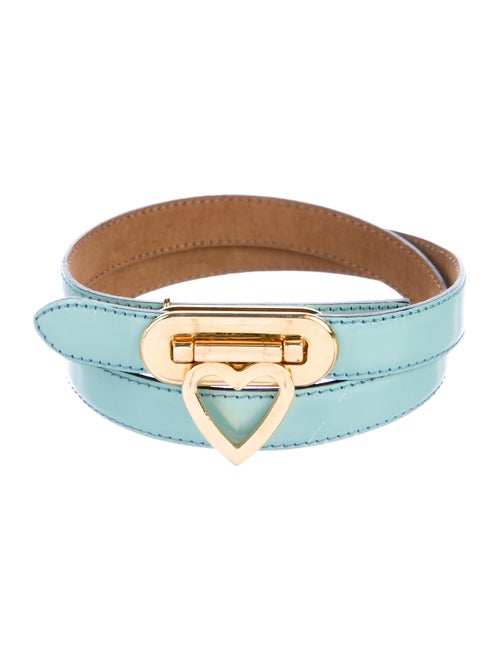 Moschino Leather Waist Belt gold
