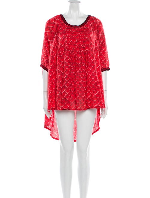 Moschino Printed Cover-Up Red