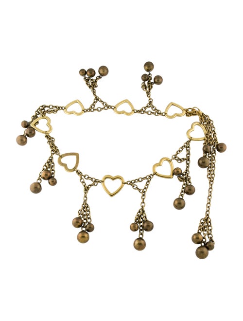 Moschino Chain Link Waist Belt Gold