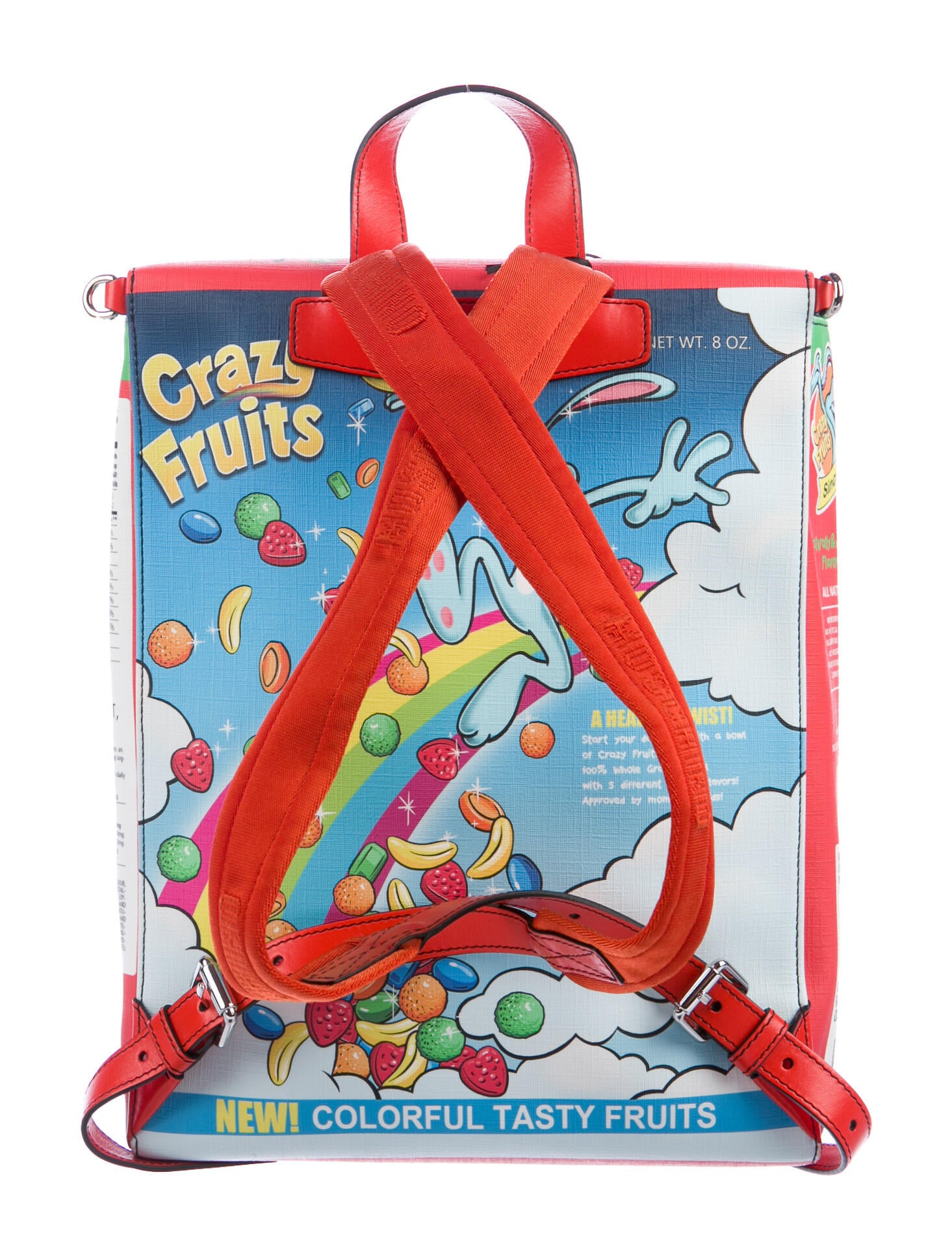 Moschino Crazy Fruits Backpack w/ Tags - Red Backpacks, Handbags