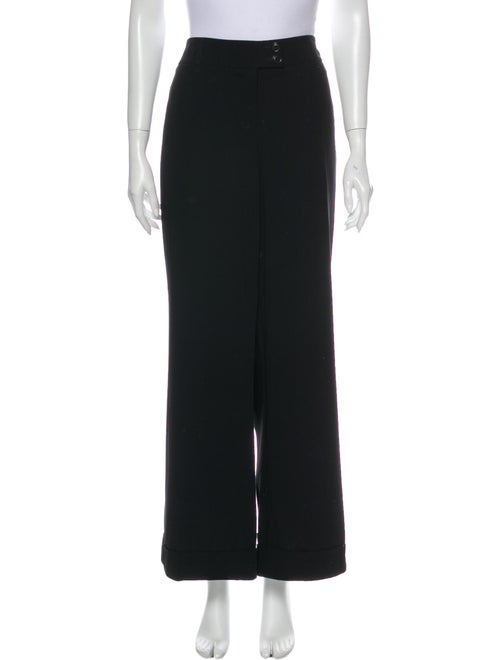 Moschino Wide Leg Pants Black