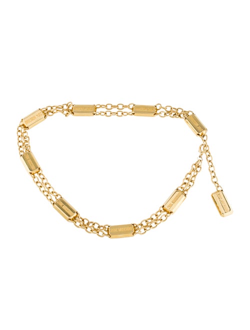 Moschino 28K Chain-Link Belt Gold
