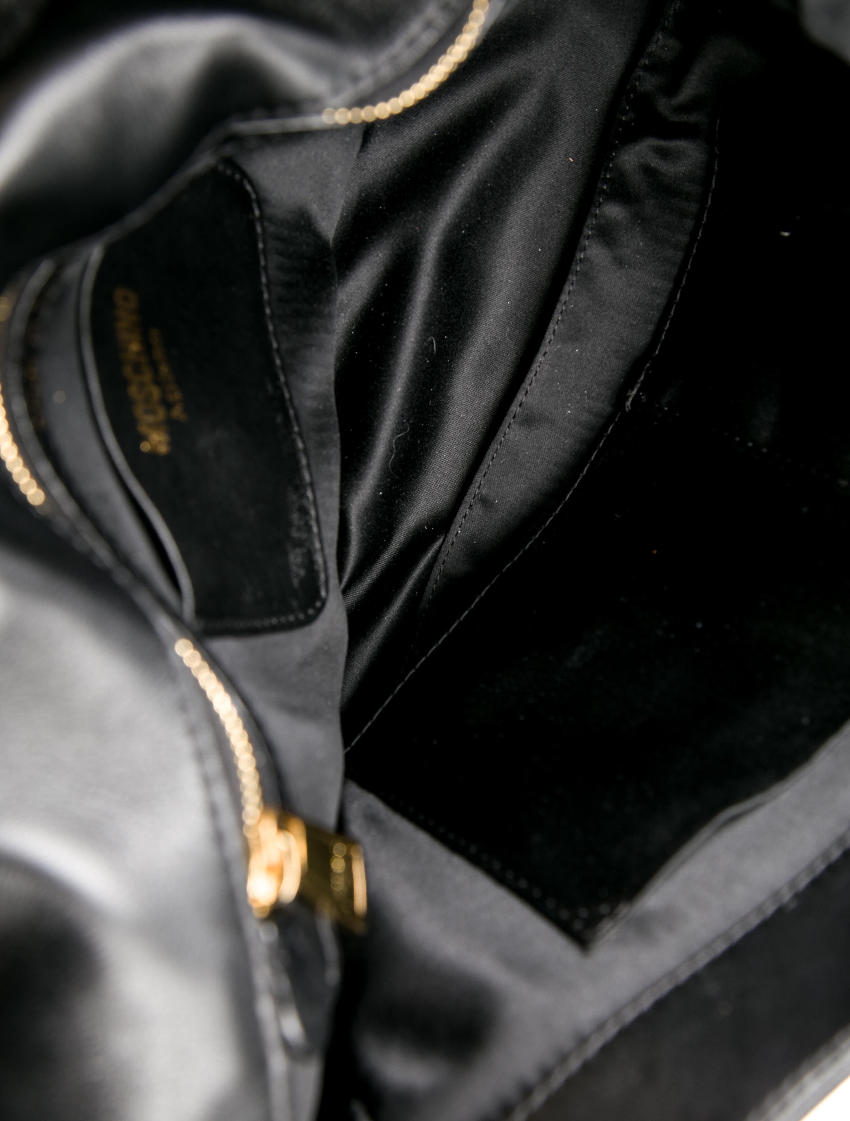 Moschino Biker Jacket Bag - Black Shoulder Bags, Handbags