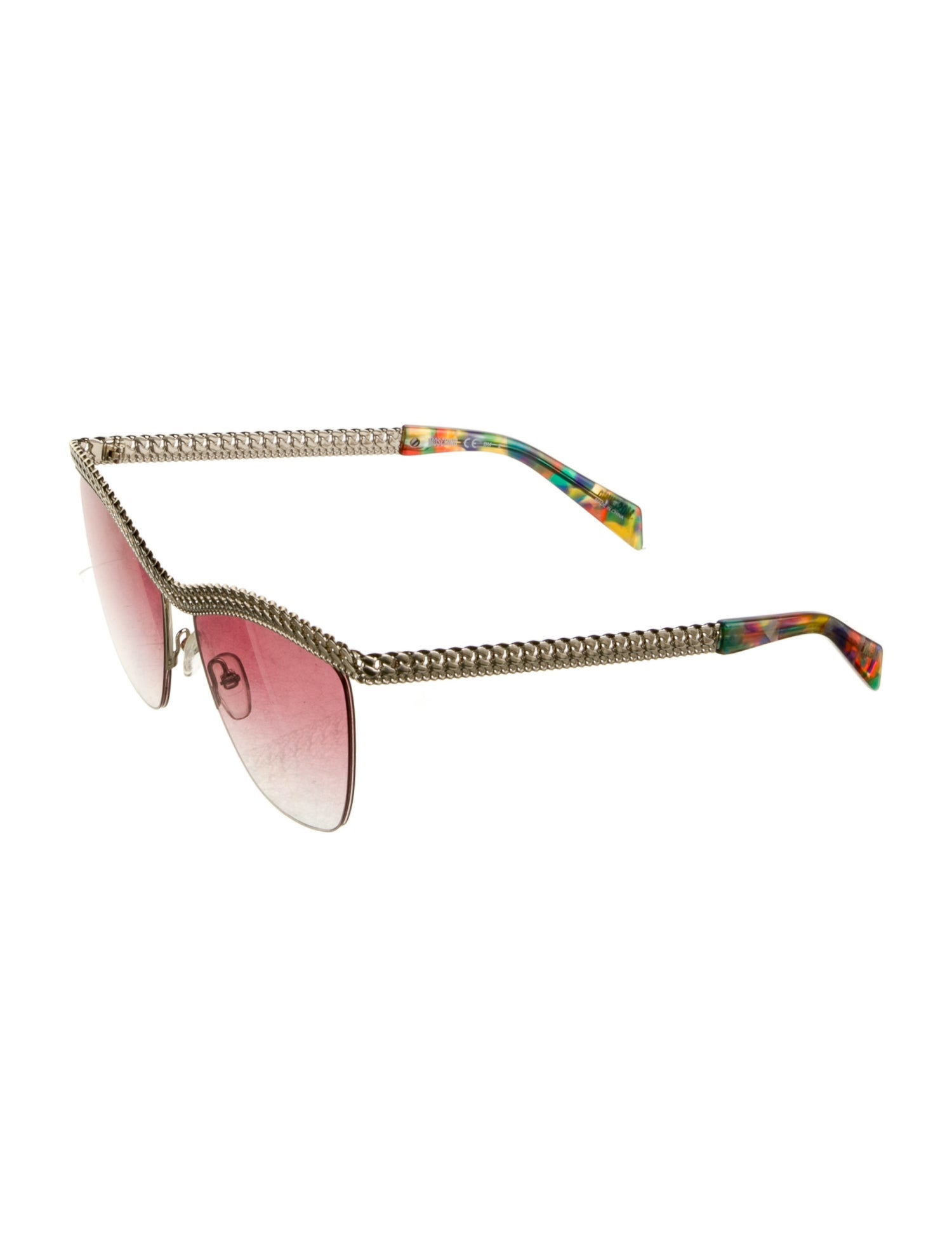 Moschino Sunglasses Rainbow Moschino Blue And Black  display picture 2