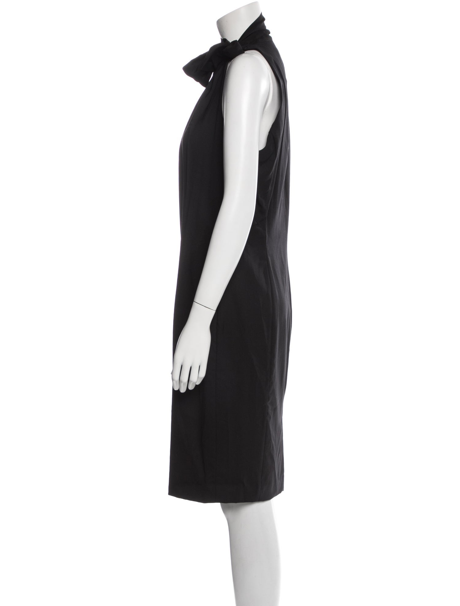 Moschino Virgin Wool Midi Length Dress