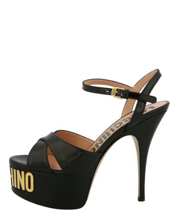 Moschino Pumps Lettering Leather It38 | 8