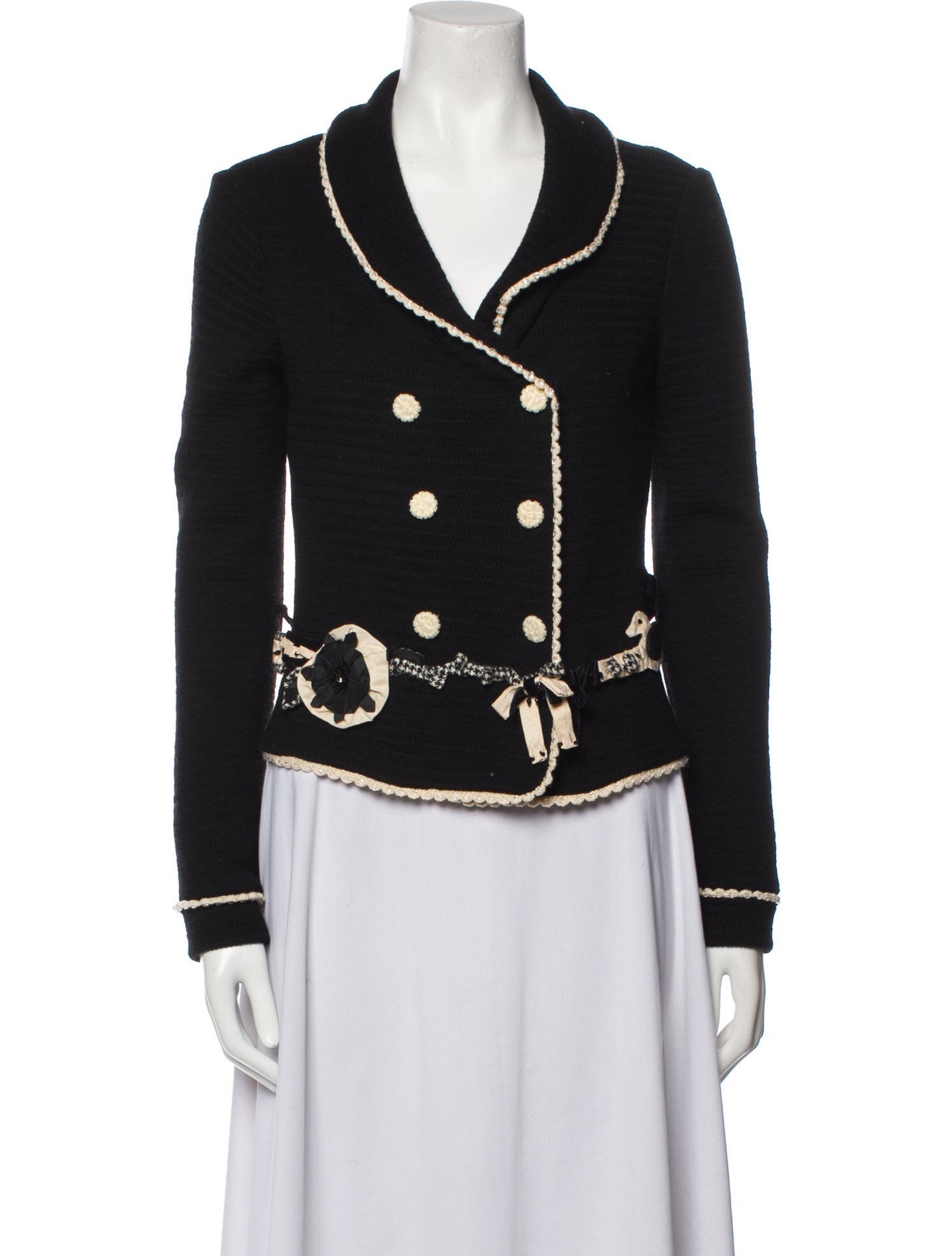 2000s Moschino Couture Mod Target Jacket