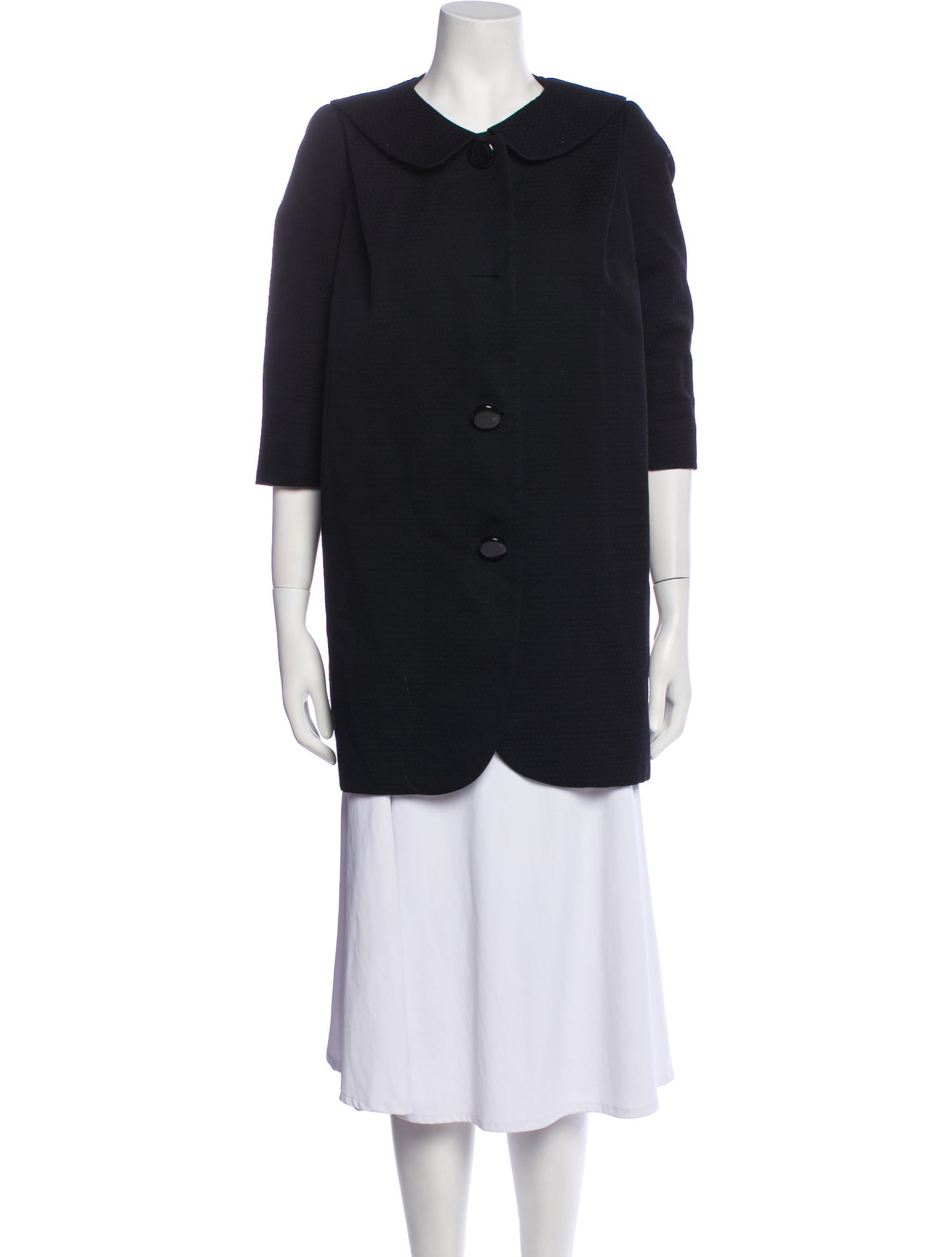 Moschino Vintage Late 2000's - Early 2010's Peacoat