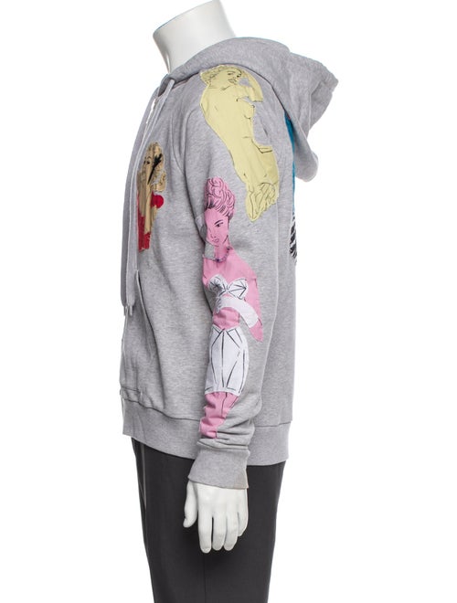 Moschino Graphic Print Crew Neck Hoodie