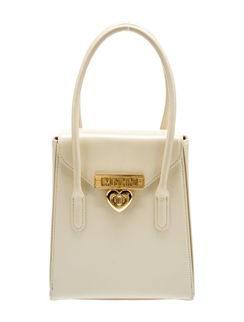 Moschino Leather Top Handle Bag