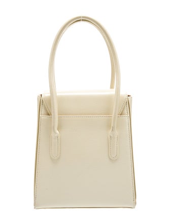 Moschino Leather Top Handle Bag